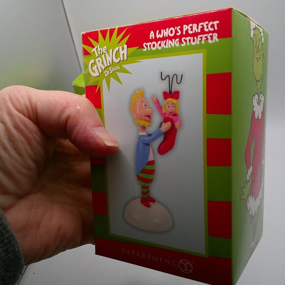 Dept 56 Grinch Village Accessories : Galooks Party Favors / Who's stocking stuff - Picture 5 of 7